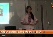 Dining Etiquettes (Table Manners) (Part 1 – 1.4)