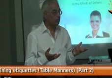 Dining Etiquettes (Table Manners) (Part 2 – 2.3)