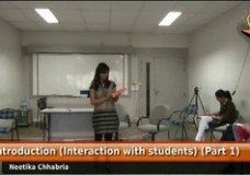 Introduction (Interaction with students) (Part 1 – 1.2)